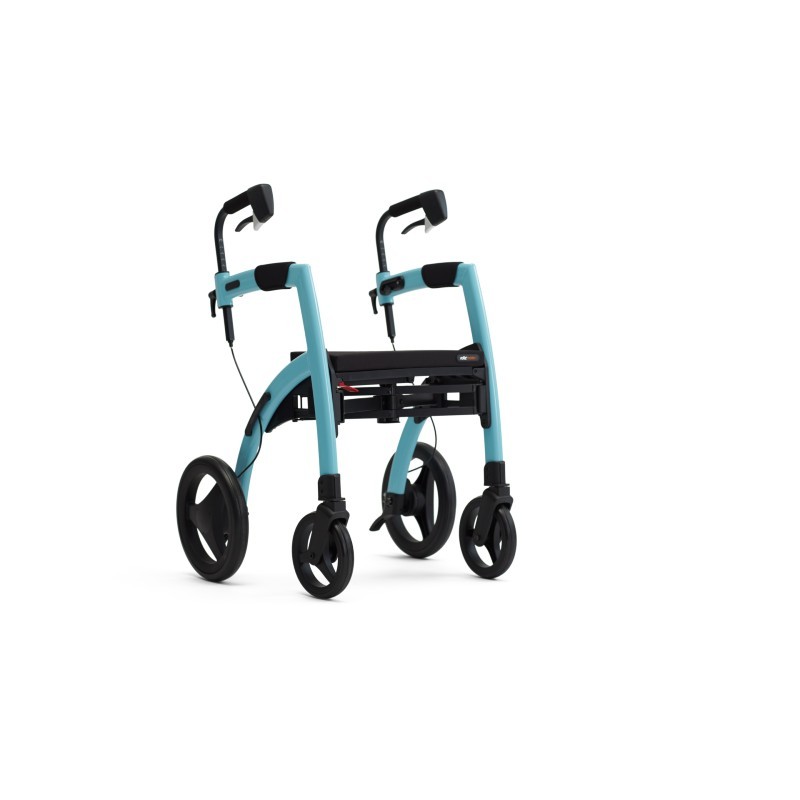 Rollz Motion 2.1 Small Combined Rollator and Wheelchair (Island Blue)